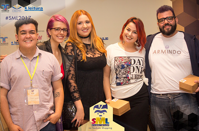 Thiago Galvão, eu, ma Moraes, Marcela Cerqueira e Armindo Ferreira.