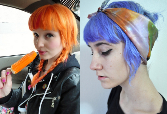 Tinta Fantasia para o Cabelo