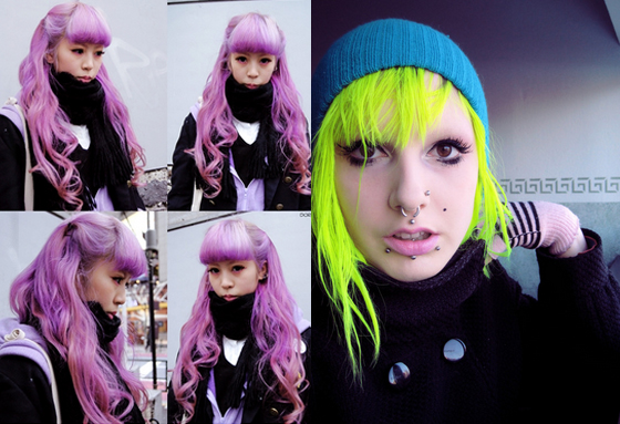 Tintas Fantasia para Cabelo