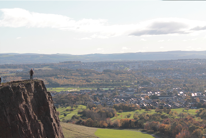 De cima do Arthur's Seat
